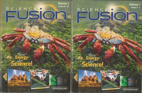 Science Fusion Write In Student Edition Grade 5 Volume 1 2