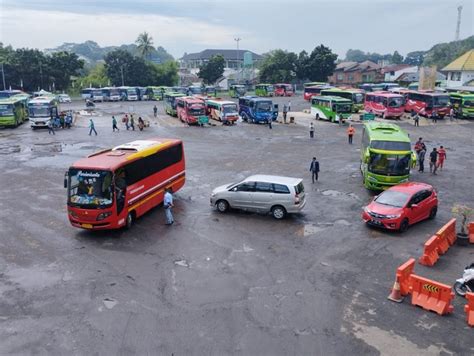 Situasi Terkini Terminal Rajabasa Bandar Lampung Pemudik Mulai