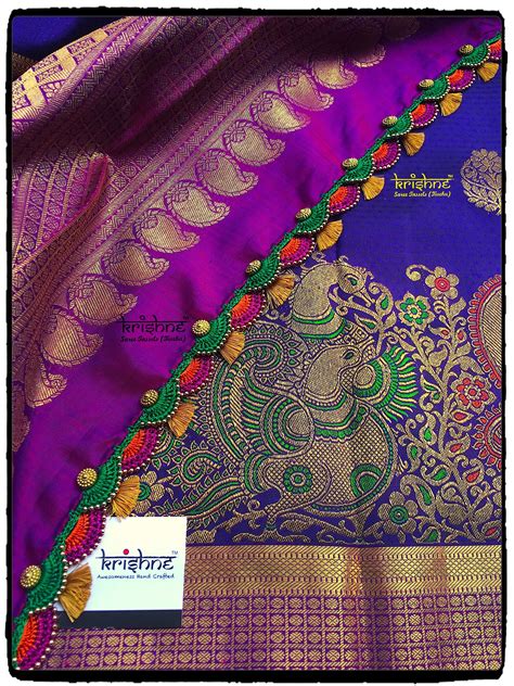 Bridal Saree Tassel Saree Tassels Designs Saree Tassels Saree Kuchu