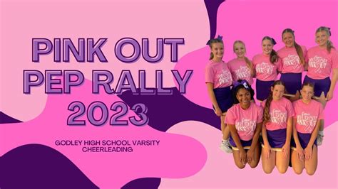 Pink Out Pep Rally Routine Ghs Cheer 2023 Youtube