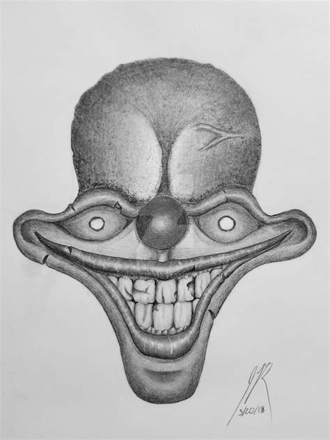 clown face drawing 2