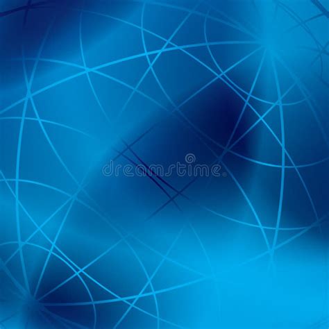 Fondo Azul Abstracto Con Las L Neas Meridianas Eps Ilustraci N Del