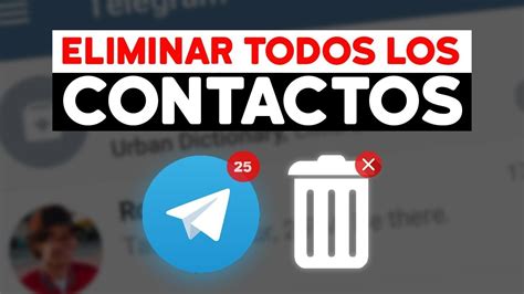 Cómo Eliminar Todos los Contactos De Telegram 2024 Eliminar Contactos