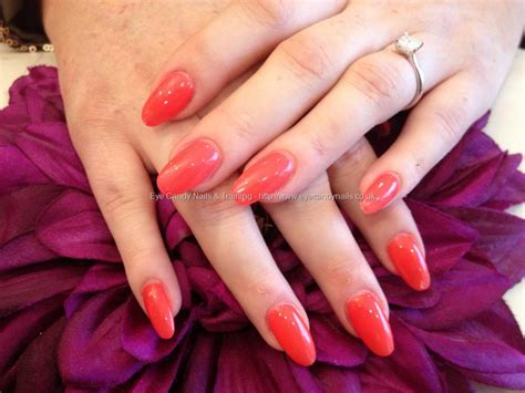 Eye Candy Nails And Training Acrylic Overlay With Gel Polish By Nicola