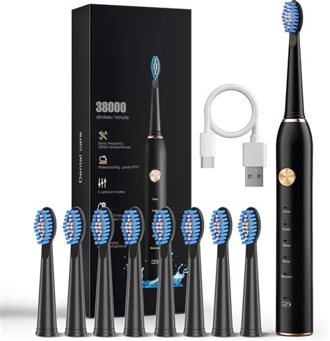 Amazon Ajelu Sonic Electric Toothbrush For Adults Ipx Waterproof