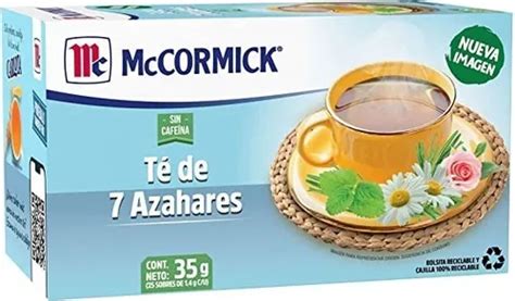 Te 7 Azahares 24 Cajas Con 25 Sobres Mc Cormick Envío gratis