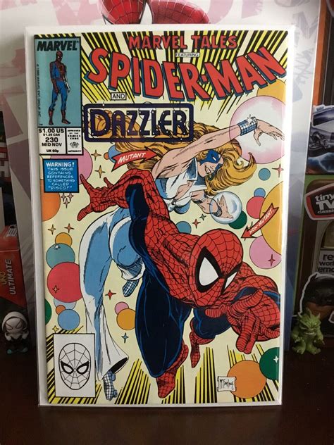 Marvel Tales Starring Spider Man 230 VF Minus 1989 Dazzler November