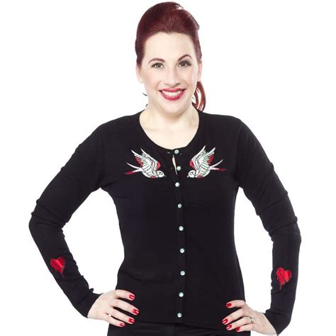 HELL BUNNY BLOODBIRD CARDIGAN Show Off Your Love Of All Things Zombie