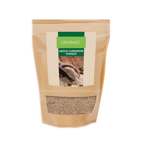 Organic Cardamom Powder - Kerala Spices Wholesale