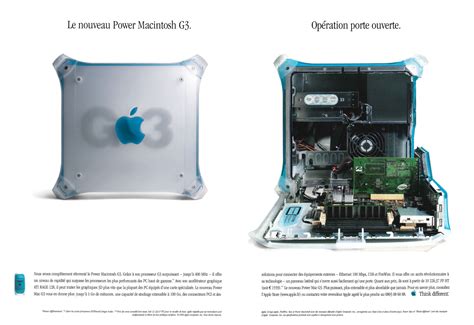 La Pub Du Dimanche PowerMac G3 Bleu Le Blog De L Aventure Apple