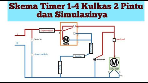 Cara Kerja Dan Skema Timer Kulkas Pintu Youtube