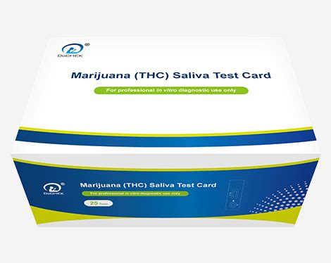 Marijuana (THC) Saliva Test Card - DoChek