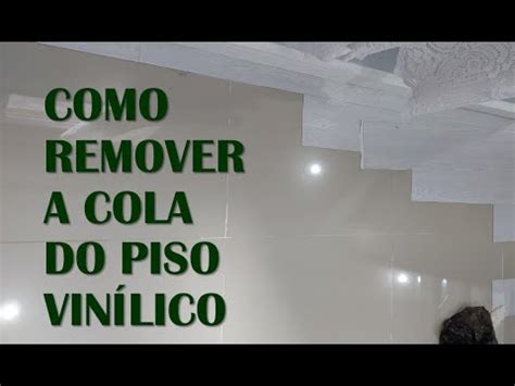 Dica fácil de como tirar cola do piso vinílico instalado em porcelanato