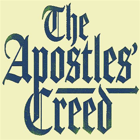 Apostels Creed Main Street Umc