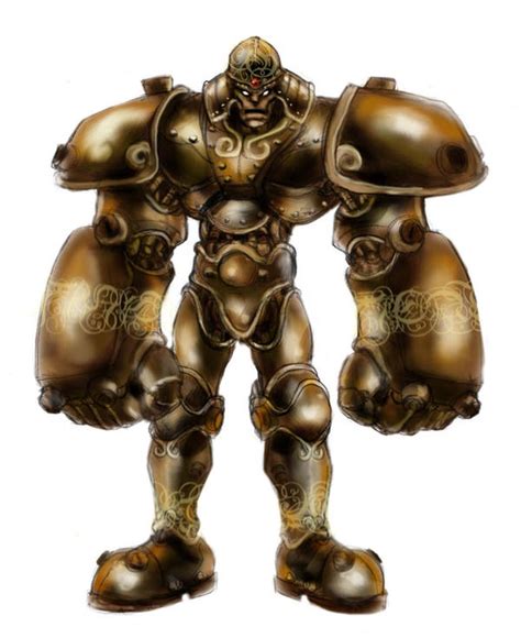 Bronze Golem By Nezart On Deviantart