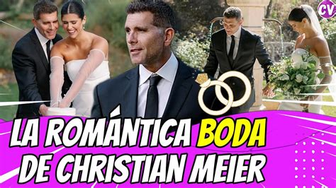 Así HA SIDO la romántica BODA de Christian Meier y Andrea Bosio