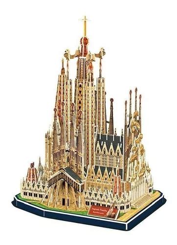 Puzzle 3d Sagrada Familia Natgeo 184 Piezas Cubicfun Cuotas sin interés