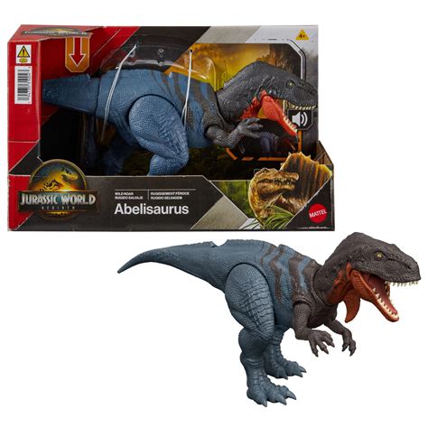 Brinquedo Jurassic World Rebirth - Jurassic World Dinossauro de Brinquedo Rebirth Rugido Selvagem Abelisaurus