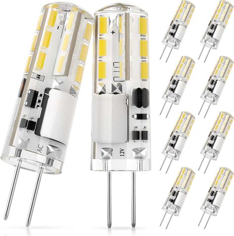 DiCUNO G4 LED Light Bulbs 1 2W Equivalent To 10W Halogen 120LM Cool