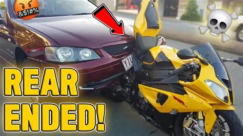 Hit From Behind Best Motorcycle Road Rage Crashes Close Calls Of