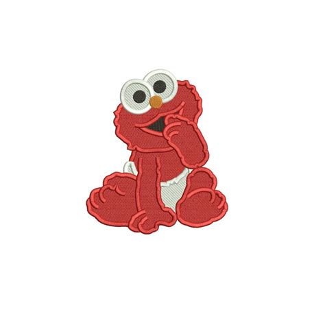 Elmo Baby Embroidery Elmo Filled Embroidery