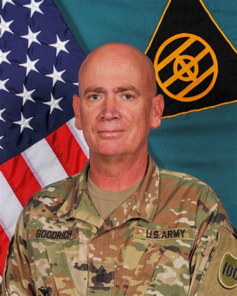 Command Sergeant Major Gary L Goodrich Us Army Reserve Article View