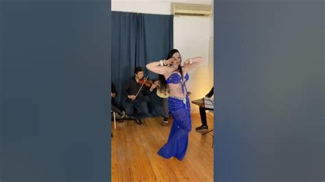 Shahrzad Blue Dressing Belly Dance Tabla Solo Beautiful Drum Solo