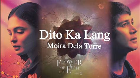 Moira Dela Torre Dito Ka Lang Lyrics Tagalog Version Acordes