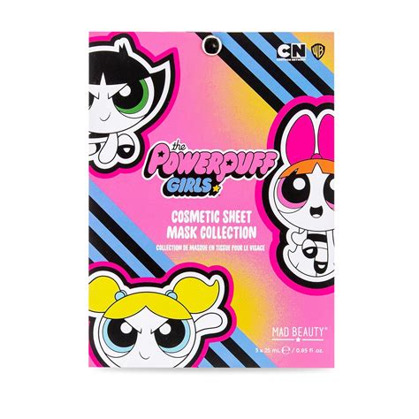 Mad Beauty Buy Powerpuff Girls Pc Face Mask Set Online India Ubuy