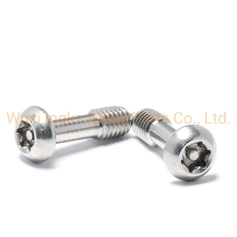 Stainless Steel Security Torx Pin Button Head Torx Captive Screw