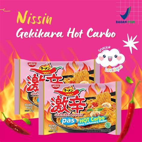 Jual Nissin Gekikara Ramen Pas Ramen Pedas Hot And Spicy Ramen