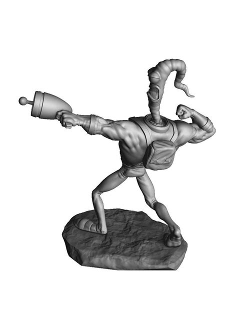 Earthworm Jim For 3d Print Stl 3d Model 3d Printable Cgtrader