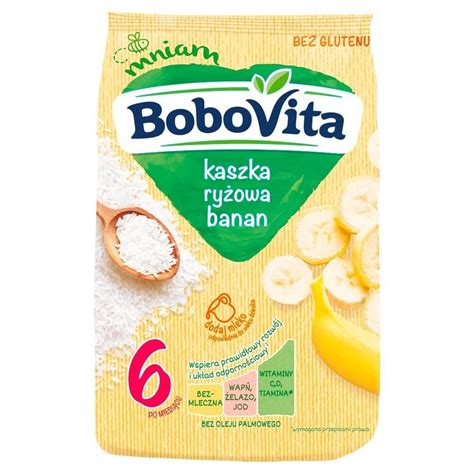 Bobovita Kaszka Ry Owa Banan Po Miesi Cu G Zakupy Online Z