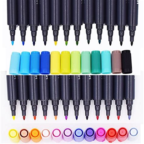 Calligraphy Pen Set 24 Assorted Colours Japan Nakama