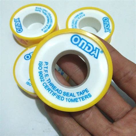 Jual SEAL TAPE ONDA 12MM ISOLASI KERAN AIR SELOTIP PIPA Shopee