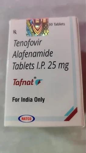 Tafnat Mg Tablet At Rs Bottle Tenofovir Alafenamide Tablets