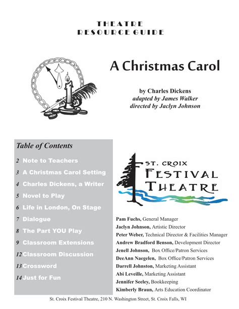 Pdf A Christmas Carol Festival Theatre Christmas Carol Setting