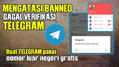 Solusi Nomor Luar Negeri Gratis Di Telegram Selalu Di B Nned Nokos