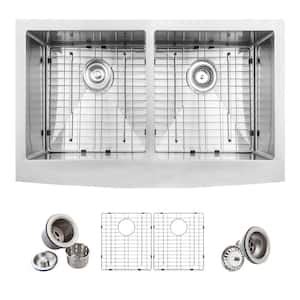 Cmi Parketon Undermount Stainless Steel In Double Bowl Curved