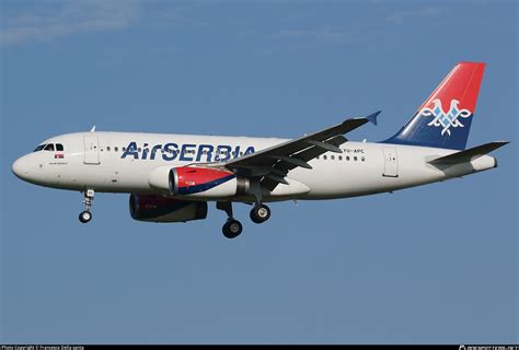 YU APC Air Serbia Airbus A319 131 Photo By Francesco Della Santa ID