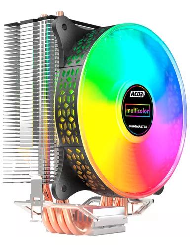 Cooler Aircooler Processador Led Rgb Amd Intel Lga 1700 Ac03