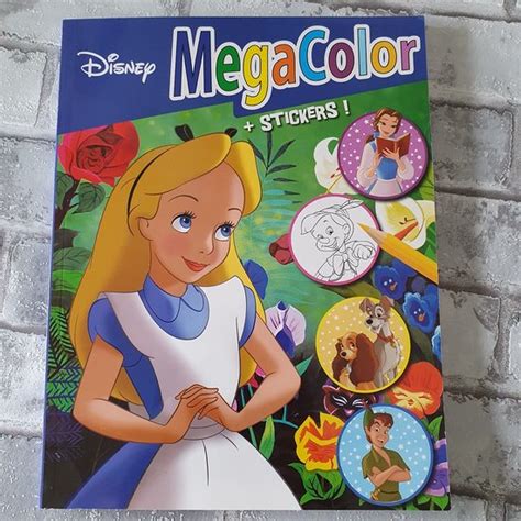 Kleurboek Disney Extra Dik Met 25 Stickers Disney MegaColor