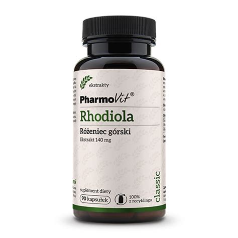 RHODIOLA RÓŻENIEC GÓRSKI EKSTRAKT BEZGLUTENOWY 140 mg 90 KAPSUŁEK