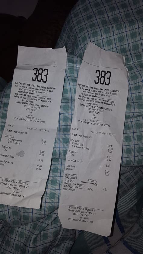 Went To Mcdonalds Two Seperate Days And Got The Same Order Numbers R