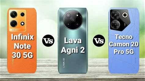 Infinix Note G Vs Lava Agni Vs Tecno Camon Pro G Full