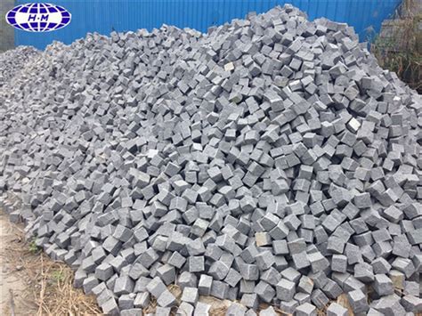 G Light Grey Granite Silver Grey Driveway Granite Setts Factory