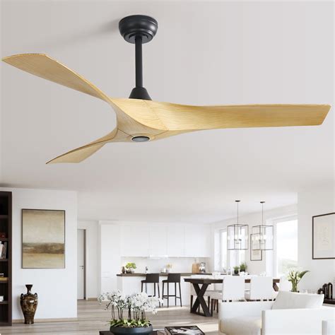 Sofucor Modern Ceiling Fans With Remote Reverse Airflow Wind