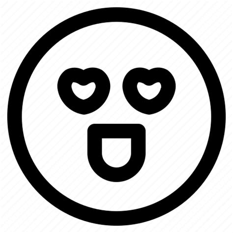 Emoji Emoticon Emoticons In Love React Icon Download On Iconfinder