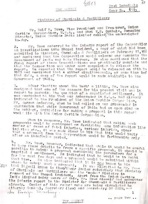 Bhopal disaster: Documents show how India & Union Carbide denied ...