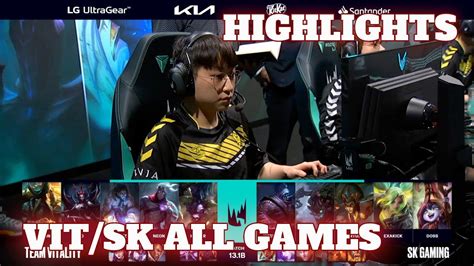 VIT Vs SK All Games Highlights Bo3 Round 2 LEC Winter 2023 Groups